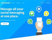 Tablet Screenshot of personic.com